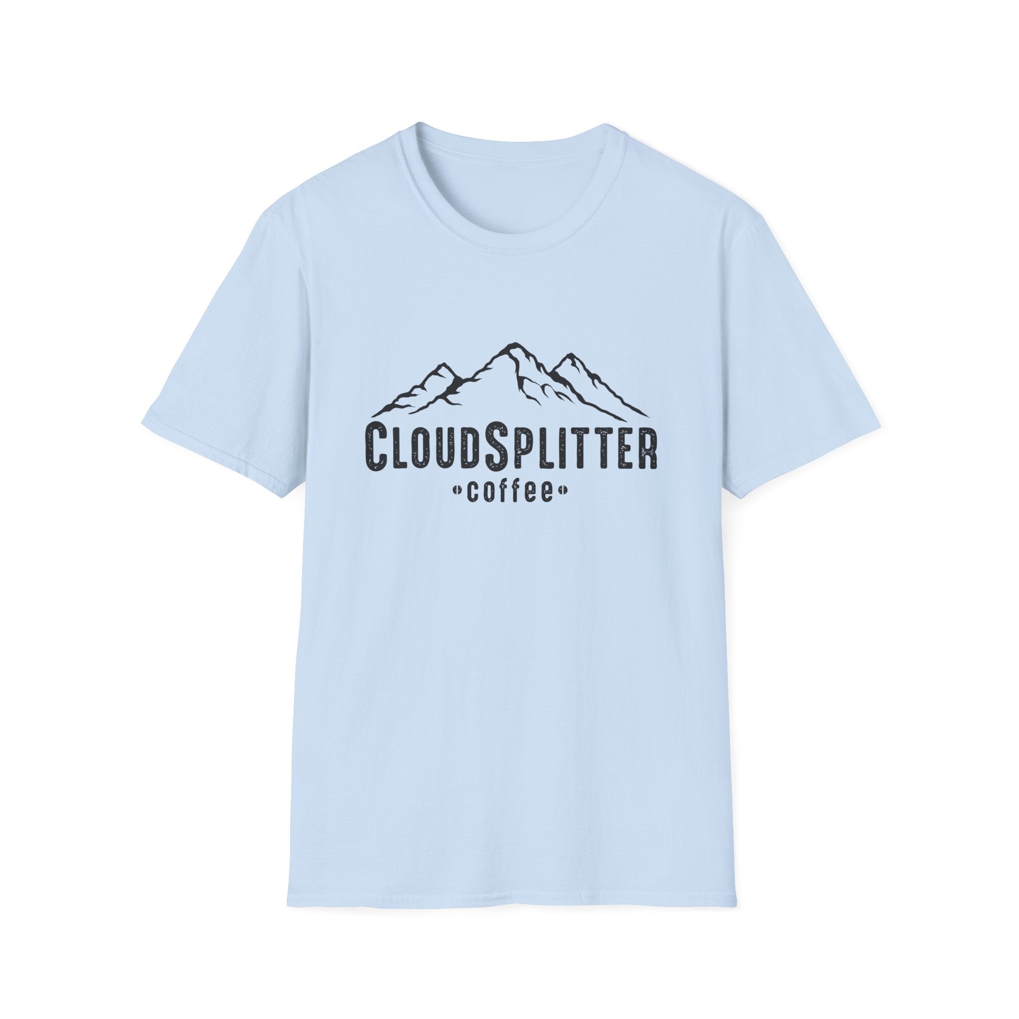 CloudSplitter Coffee Cotton T-Shirt — Mountain Logo
