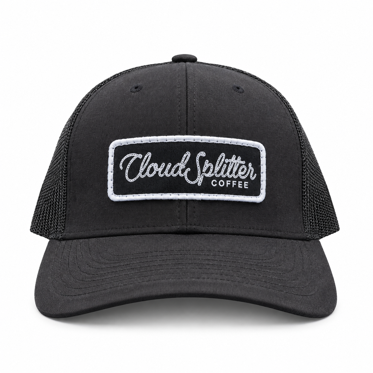 CloudSplitter Coffee Black Trucker Hat