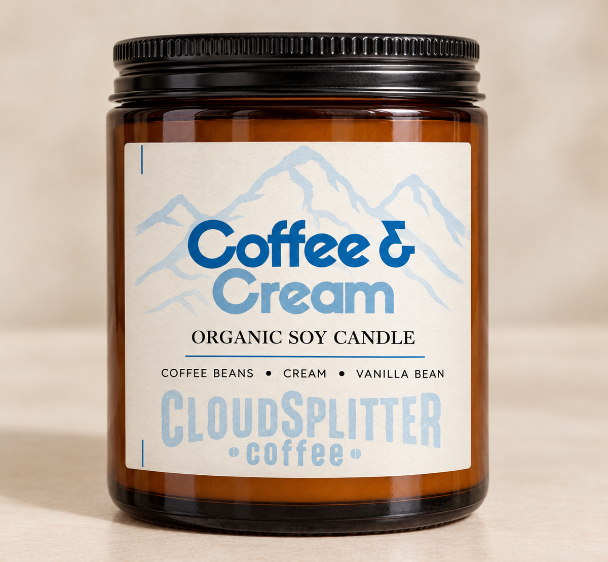 Coffee & Cream CloudSplitter Candle