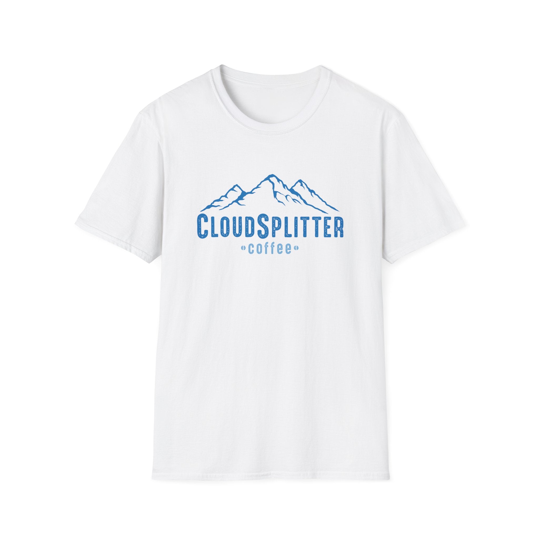CloudSplitter Coffee Cotton T-Shirt — Mountain Logo