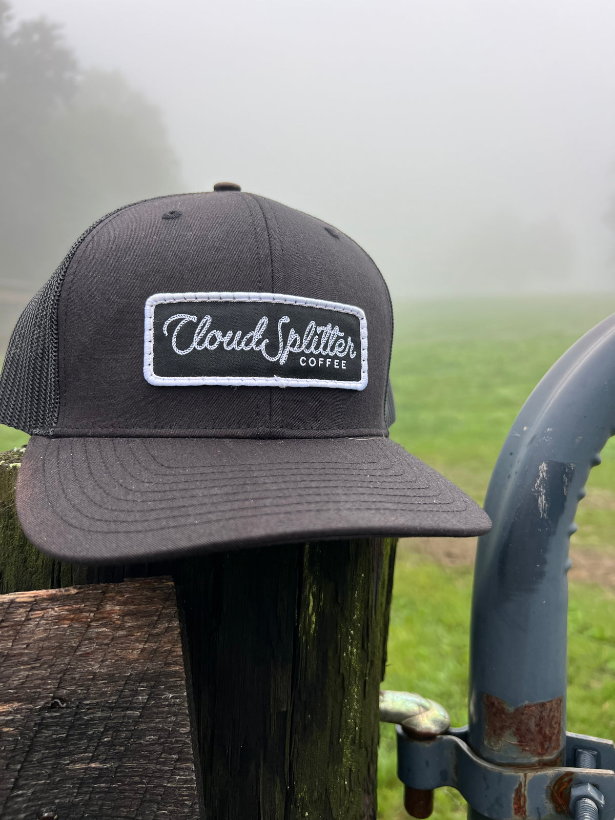 CloudSplitter Coffee Black Trucker Hat