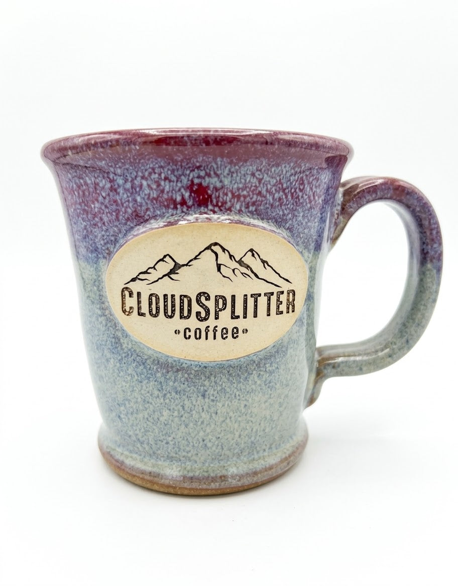 CloudSplitter Coffee 16 oz Stoneware Mug | Handcrafted by Sunset Hill Stoneware