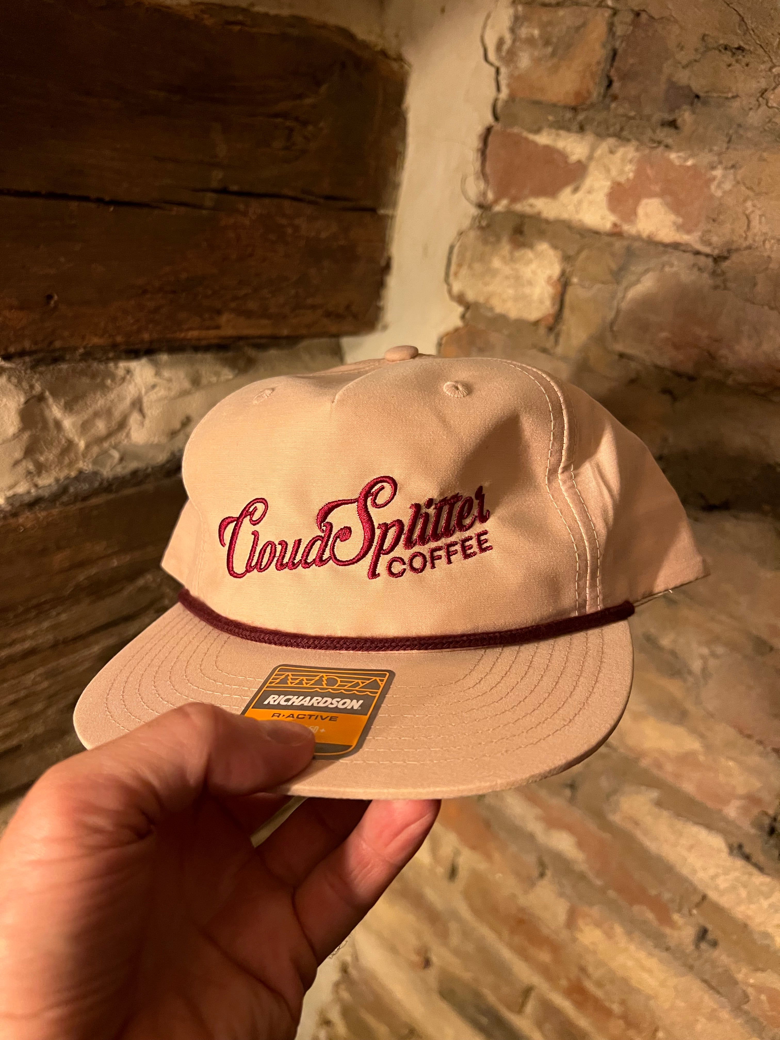 Tan/Rose CloudSplitter Rope Hat