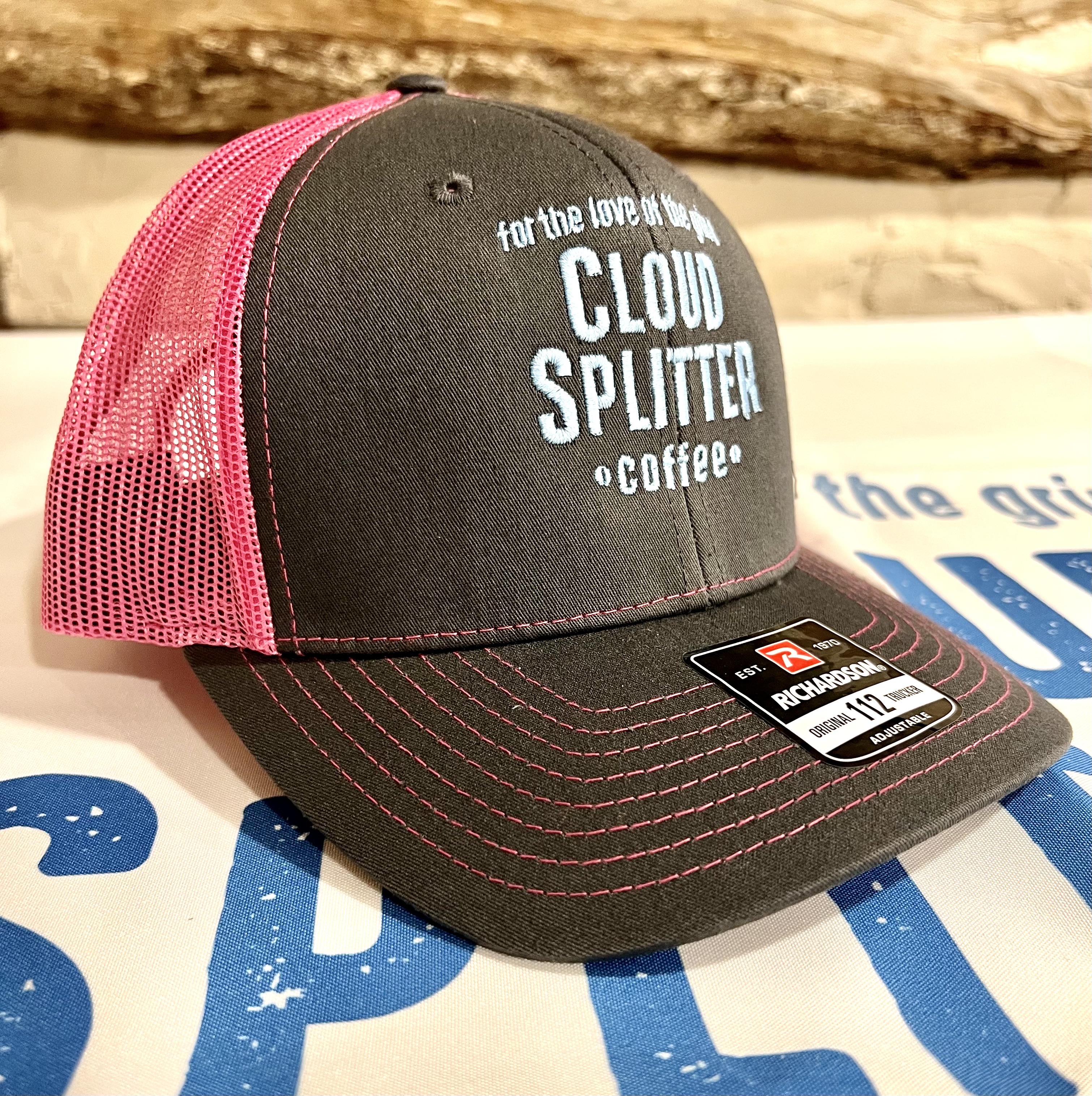 CloudSplitter Coffee Pink Snapback Trucker Hat