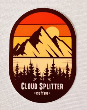 CloudSplitter Coffee Mountain Sticker