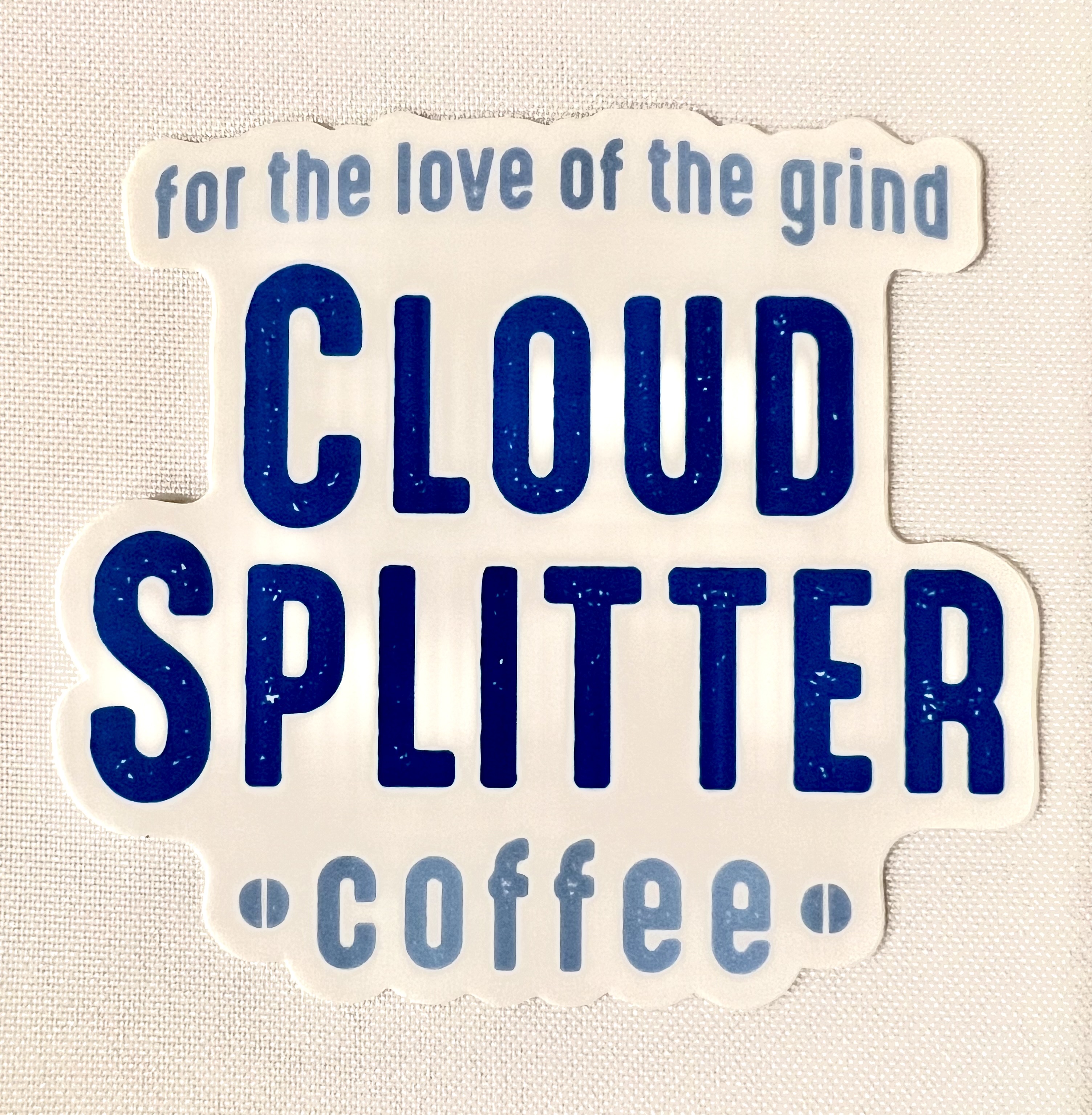 CloudSplitter Coffee Logo Sticker