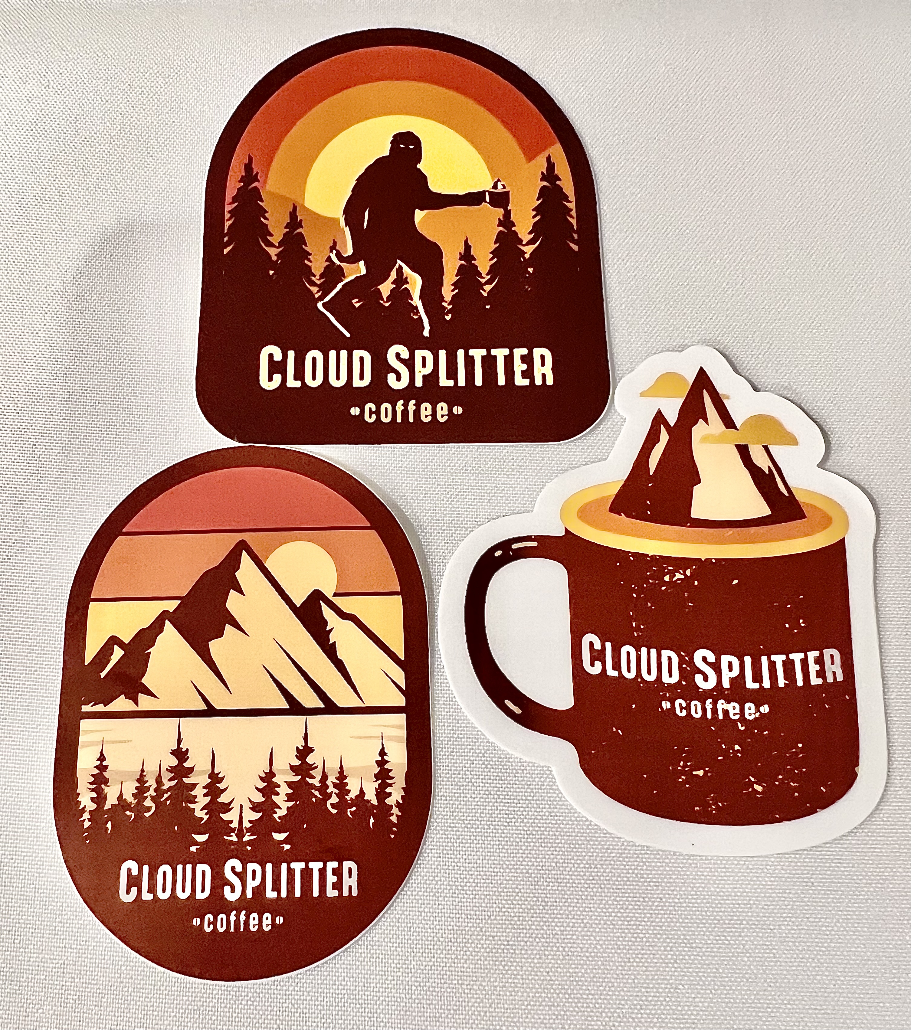 CloudSplitter Coffee Sticker Bundle